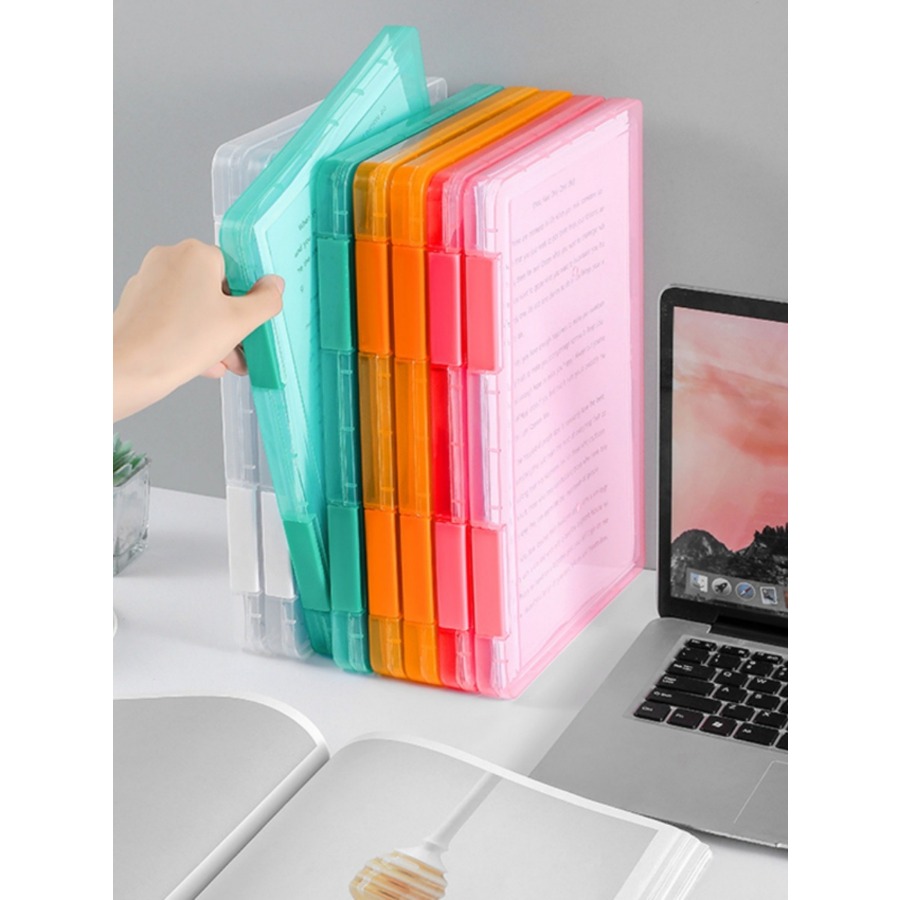 Binder Storage Box - Simplified A4 Desktop Document Box, A5