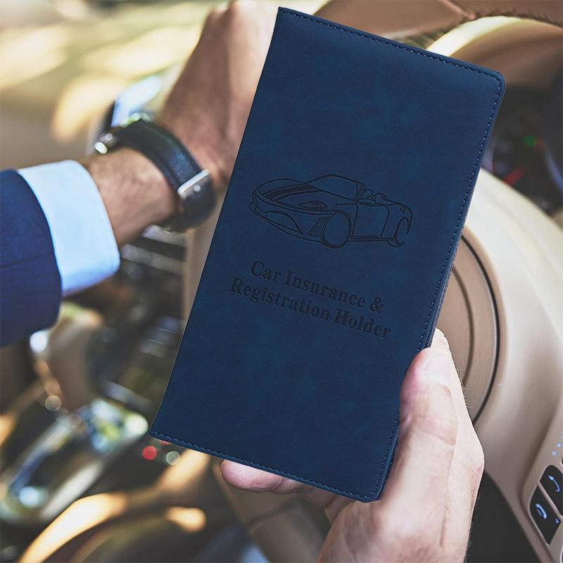 Binder Storage Box - Car Registration And Insurance Holder,Car Document