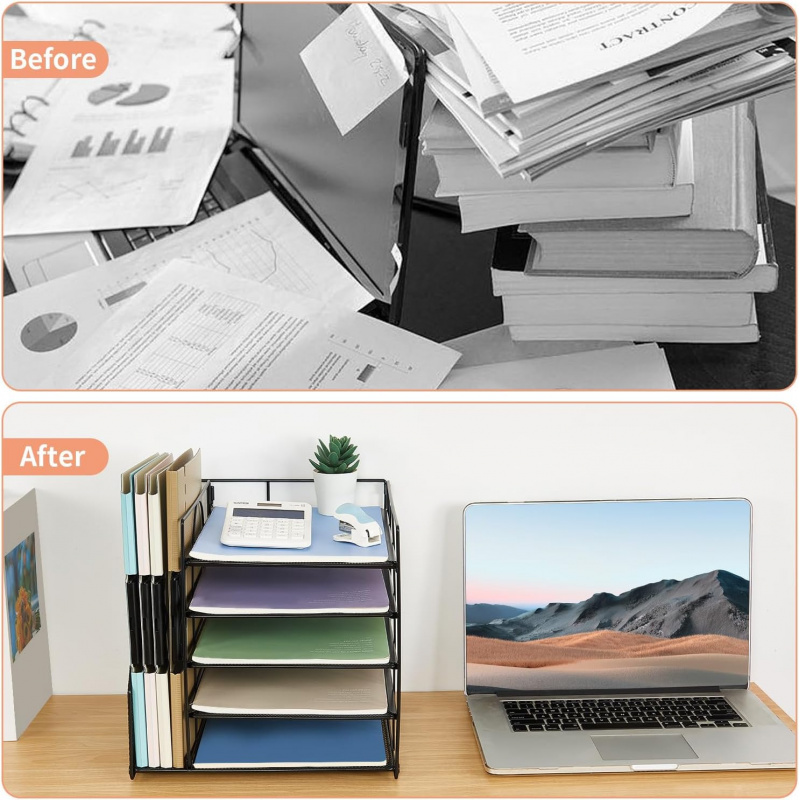 5-Tier Multi-Layer File Rack O - đánh giá và giá Binder Storage Box