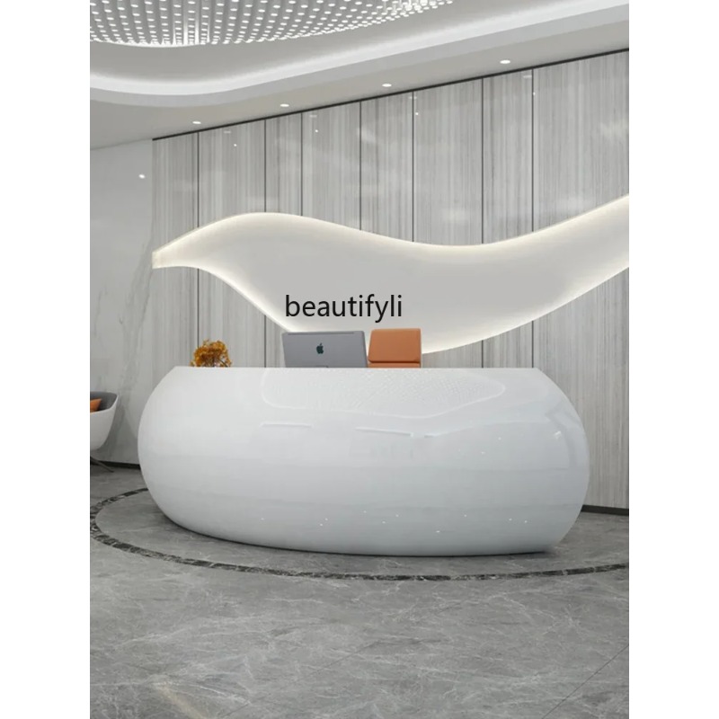 A07 Paint Reception Desk Creat - đánh giá và giá Office Furniture Company