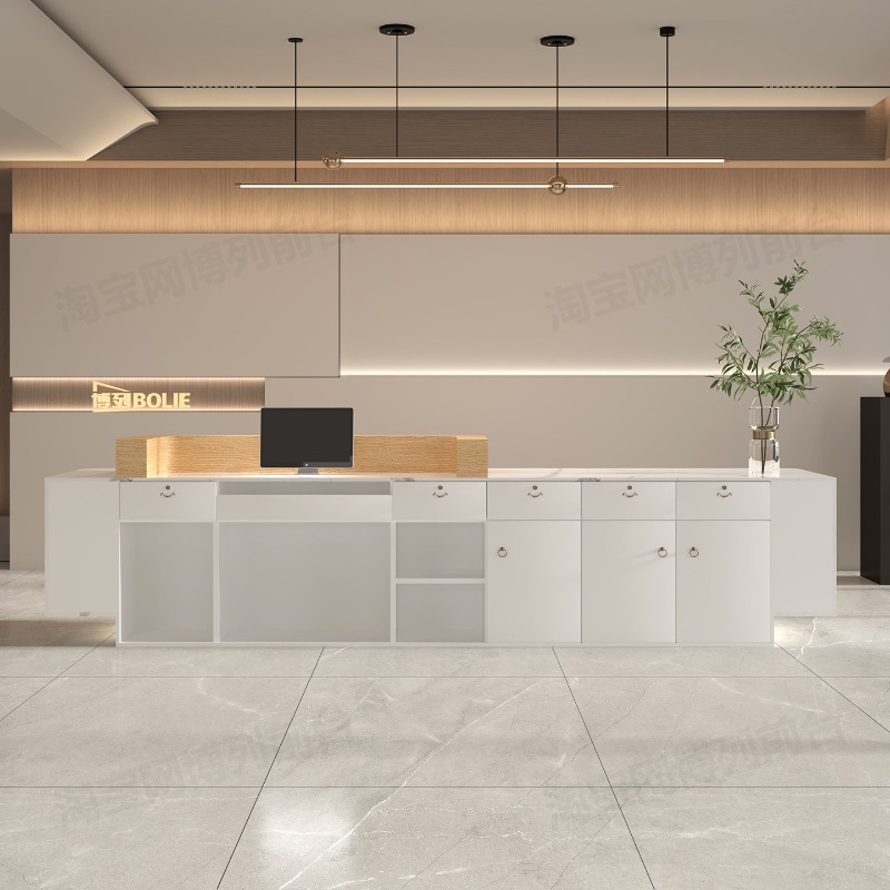 Long Display Reception Desks I - đánh giá và giá Office Furniture Company