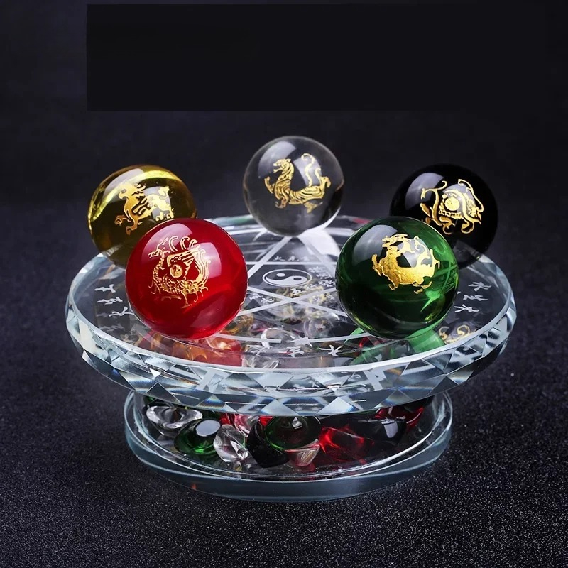 1PCS  Glass Five Road God of W - đánh giá và giá Office Furniture Company