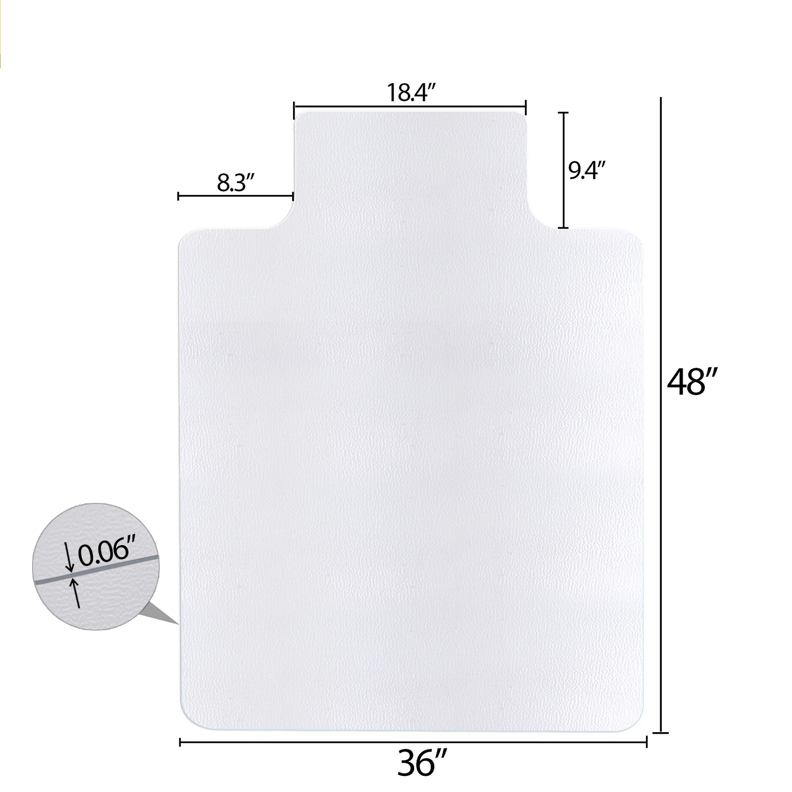 Chair Mat for Hard Floors 48'' - đánh giá và giá Chair Mat Hard Floor