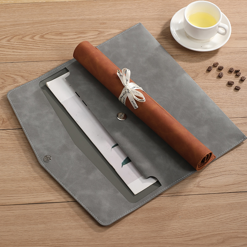 A4 PU Leather Document Bag wit - đánh giá và giá Binder Storage Box