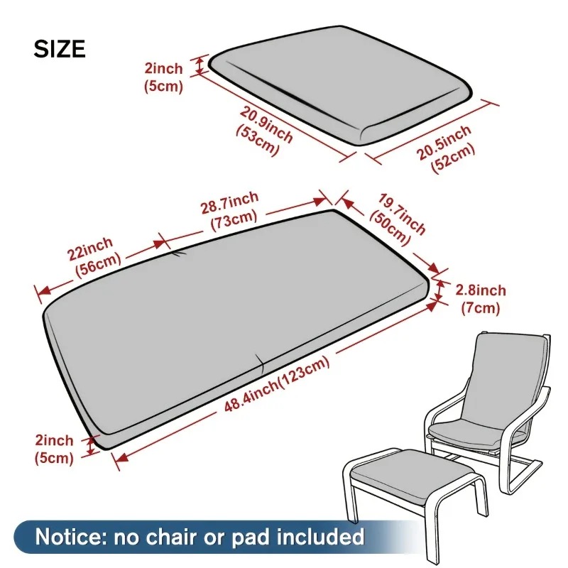 1PC Jacquard Chair Cover Loung - đánh giá và giá Visitor Chair Padded
